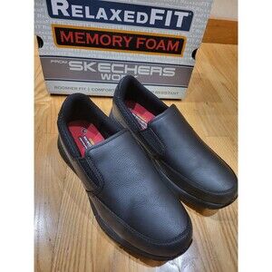 Skechers Nampa Annod SR EH Womens Slip Resistant Work Shoes Black 10M NEW